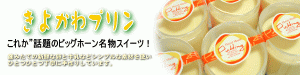 きよかわプリン　これが話題のビッグホーン名物スイーツ